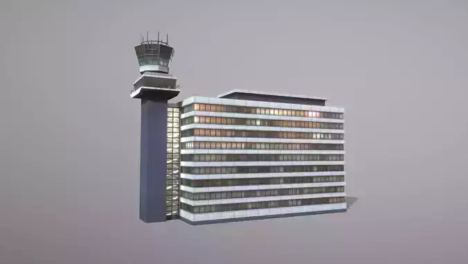 Control Tower EHAM Building Tower Amsterdam Airport Schiphol