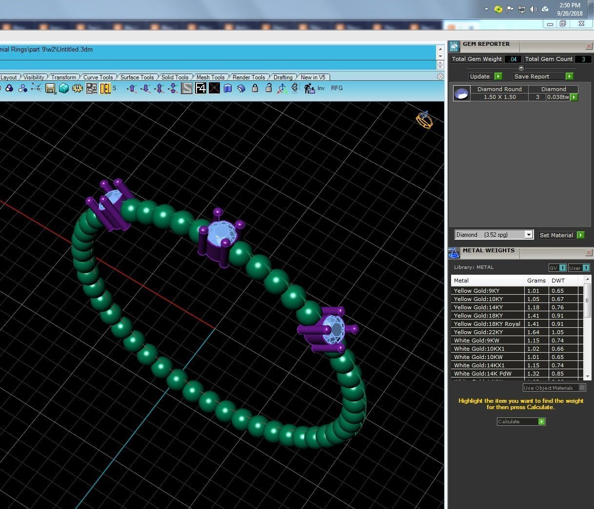 Women solitaire ring 3dm stl render detail 3D print model_9