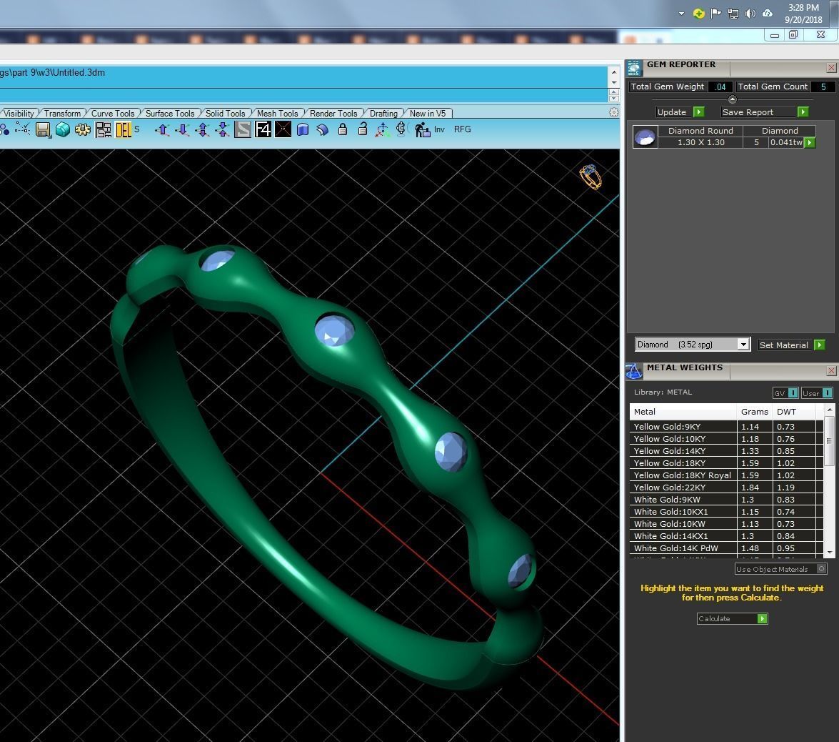 Women solitaire ring 3dm stl render detail  3D print model_9
