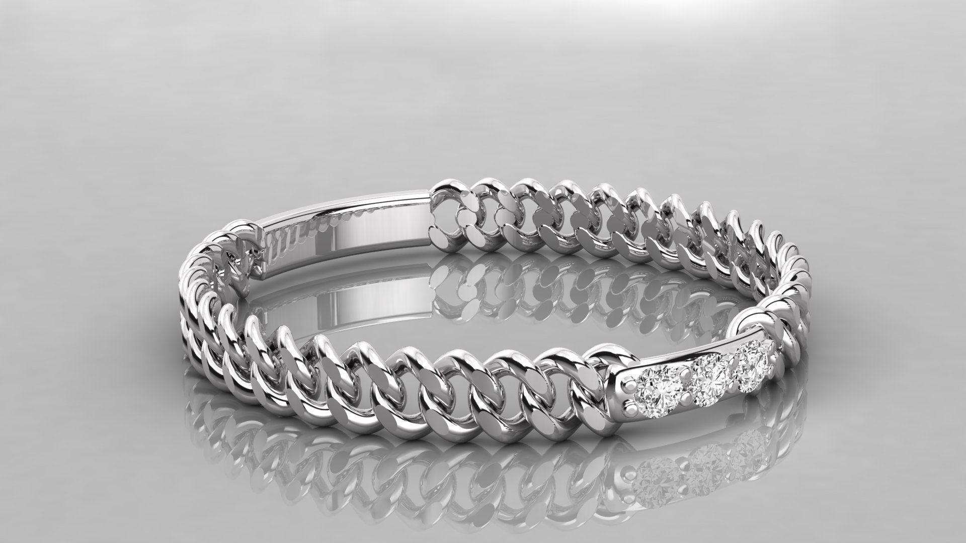 Women solitaire ring 3dm stl render detail 3D print model_5