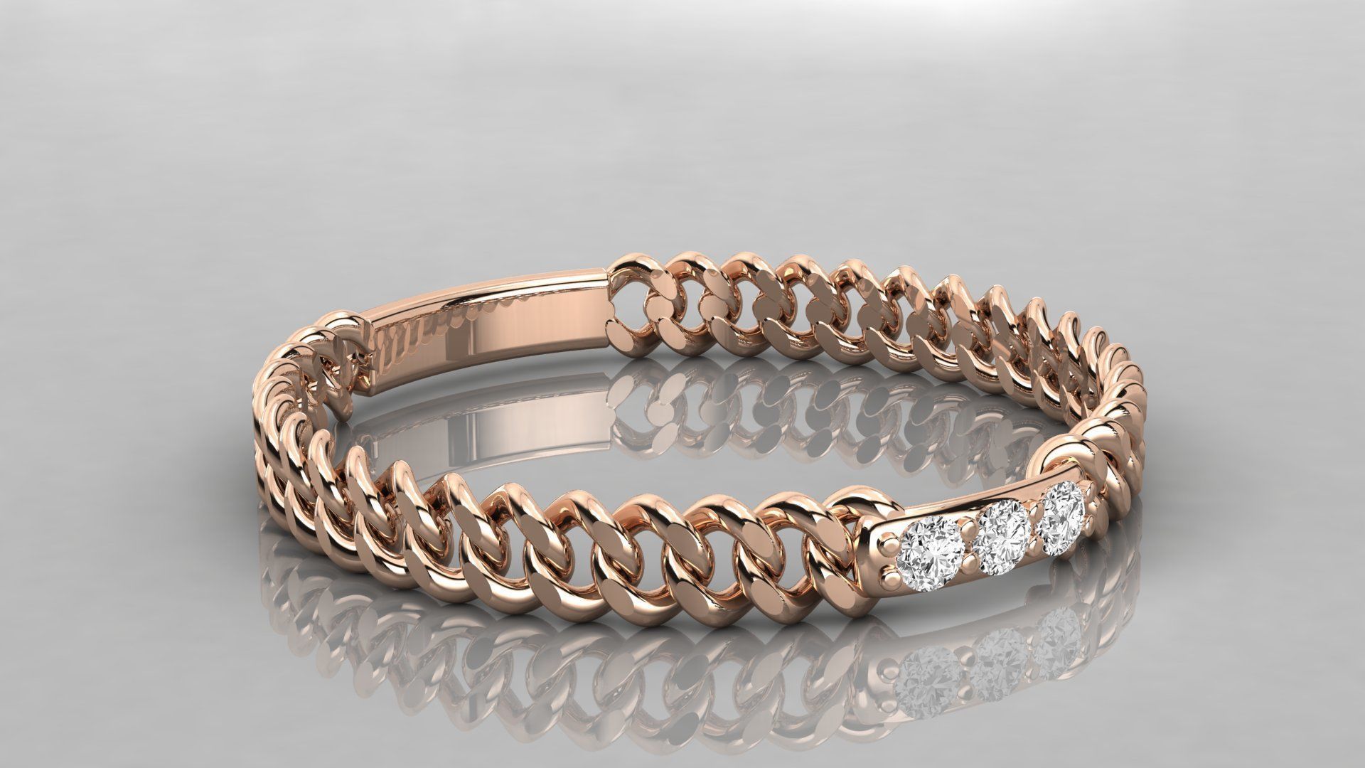 Women solitaire ring 3dm stl render detail 3D print model_4