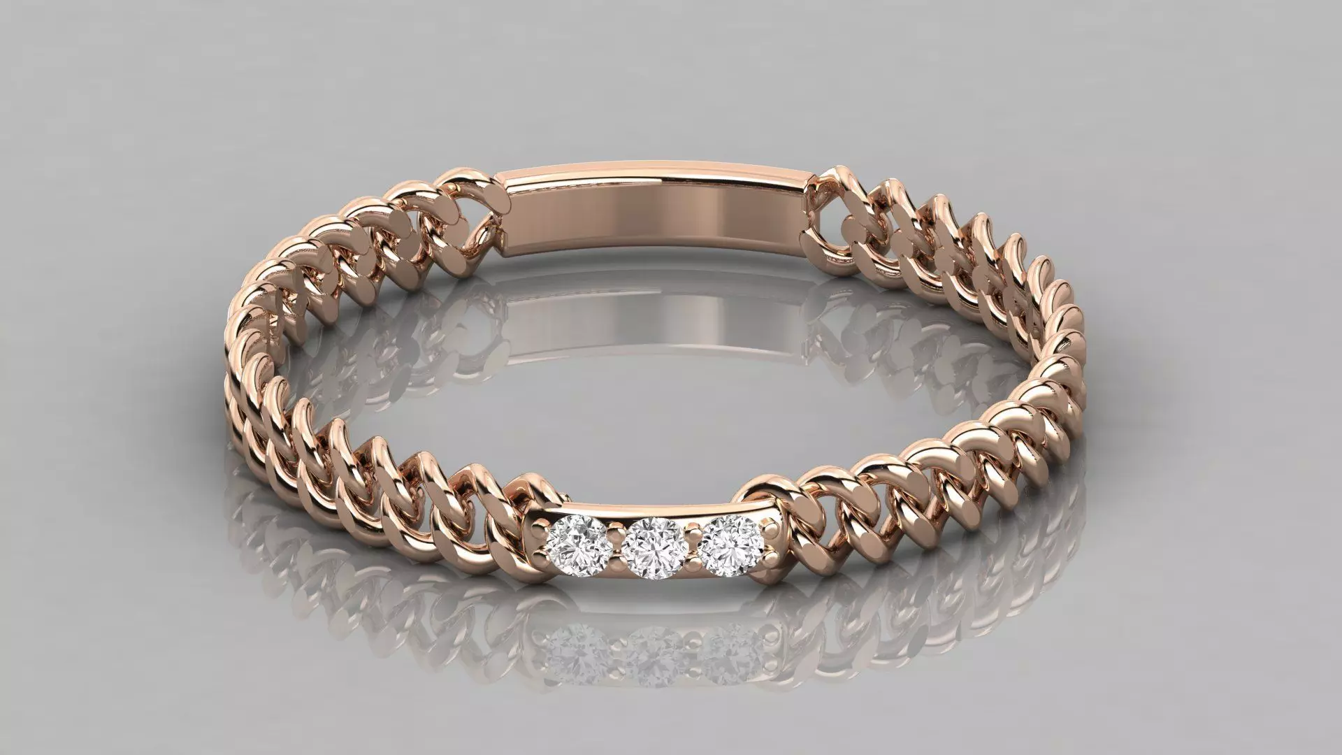 Women solitaire ring 3dm stl render detail 3D print model_0