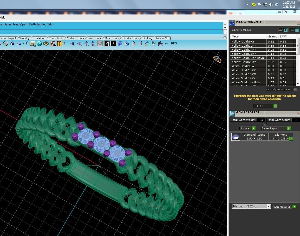 Women solitaire ring 3dm stl render detail 3D print model_9