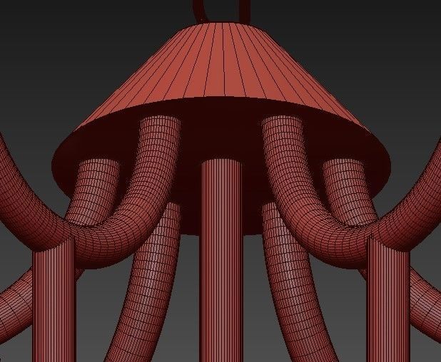 Classic chandelier 3D model_11