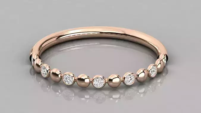 Women solitaire ring 3dm stl render detail 