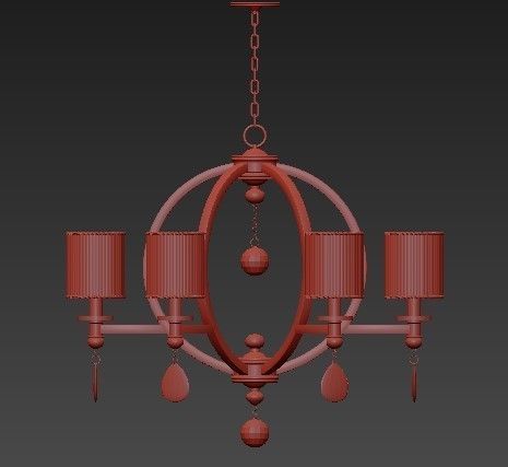 Classic chandelier 3 3D model_1