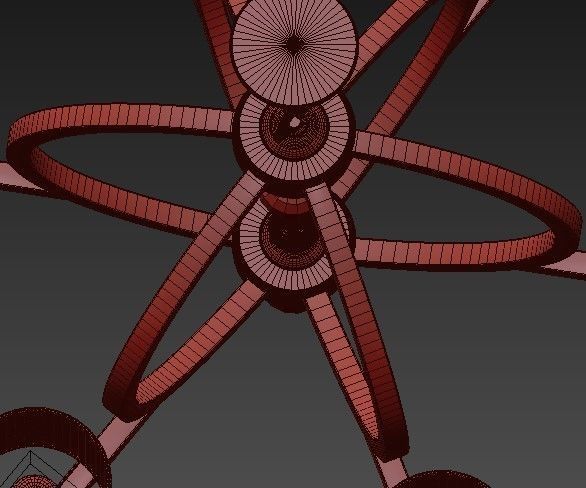 Classic chandelier 3 3D model_7