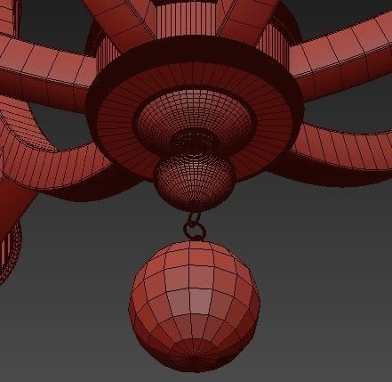 Classic chandelier 3 3D model_11