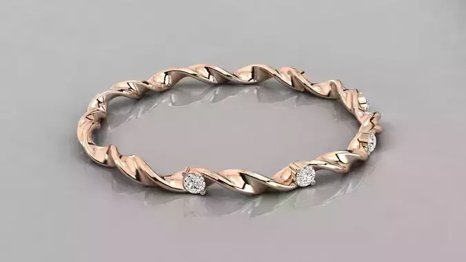 Women solitaire ring 3dm stl render detail 