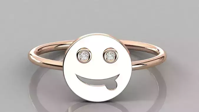 Women solitaire ring 3dm stl render detail  3D print model