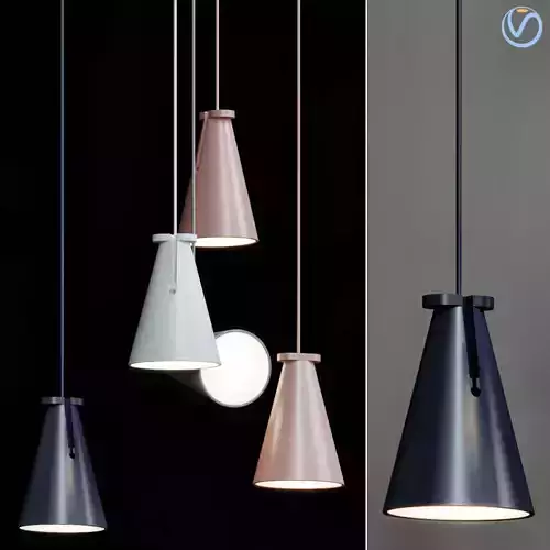 Menu Bollard Lamp 3D model