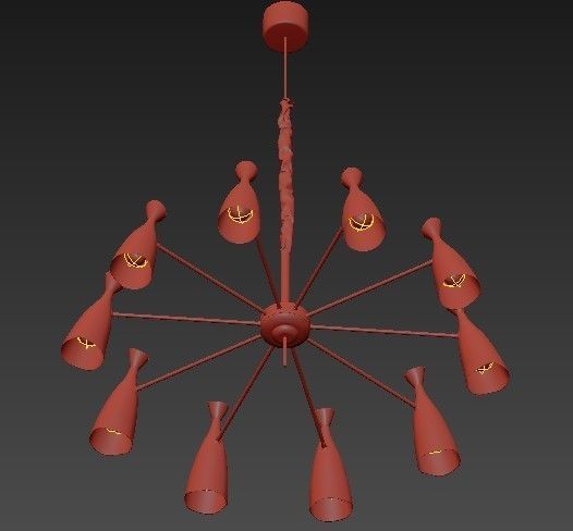 Delightfull Cairo Pendant 3D model_6