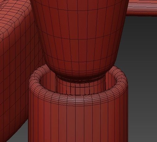 chendelier chandelier made of rope and bulbs 3D model_3