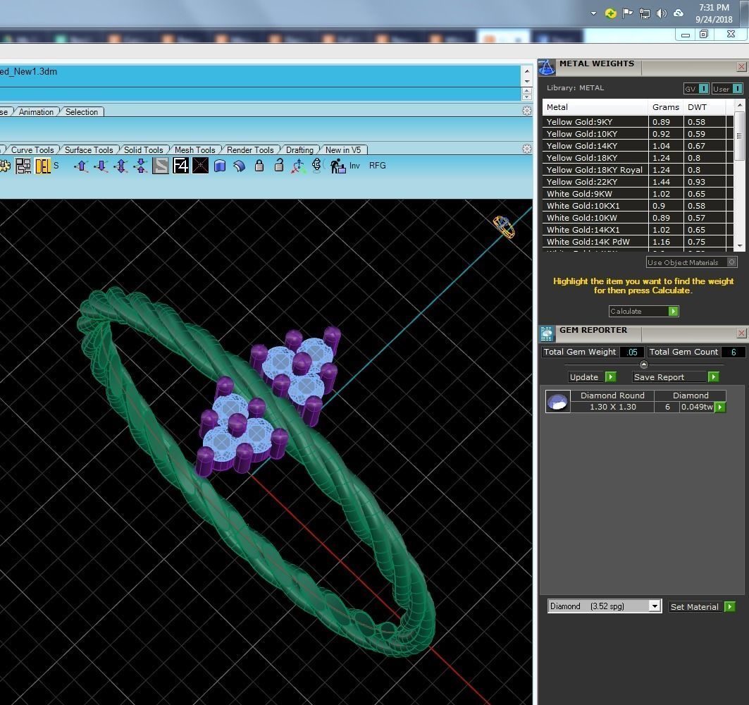 Women solitaire ring 3dm stl render detail  3D print model_9