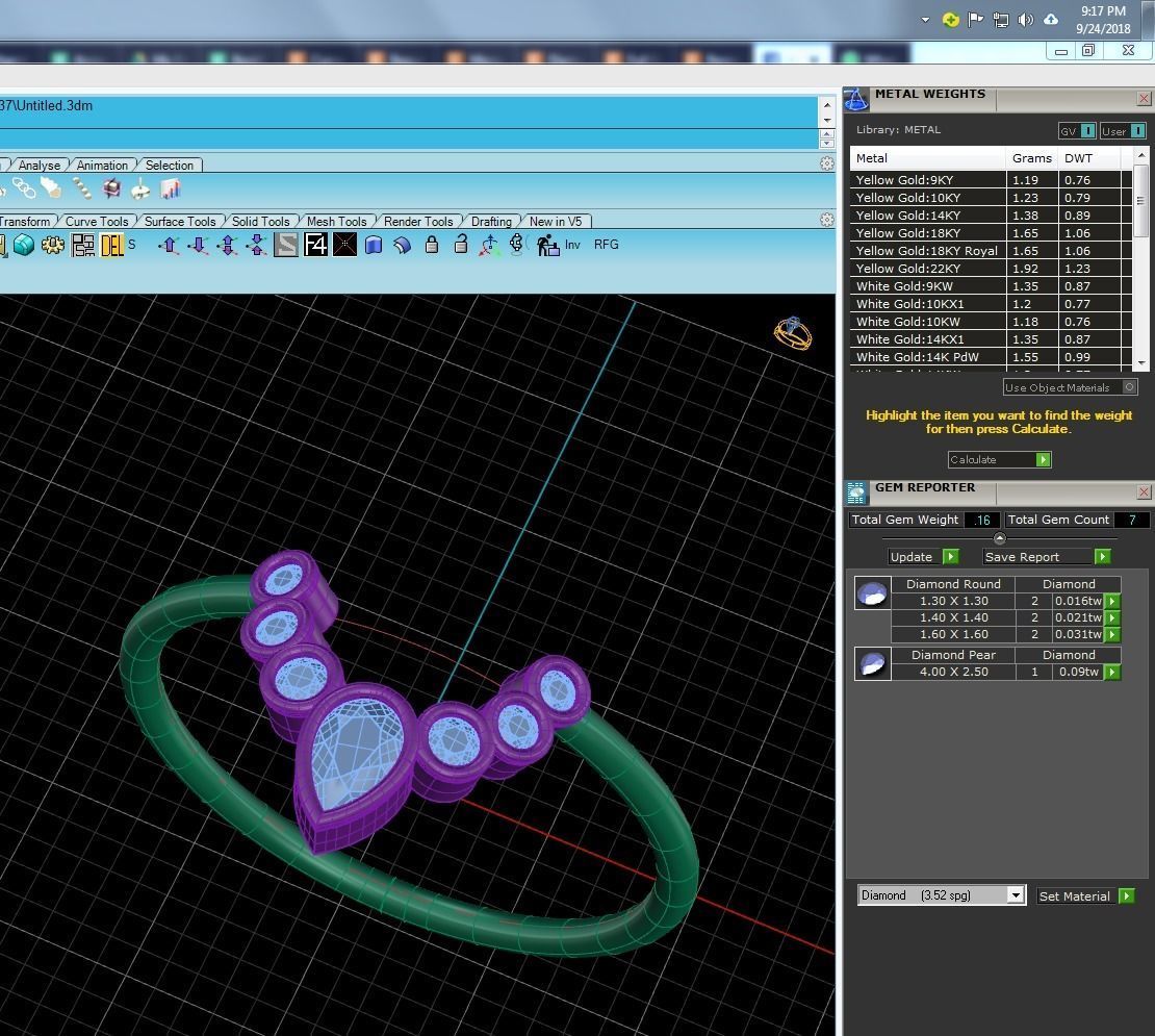 Women solitaire ring 3dm stl render detail 3D print model_9