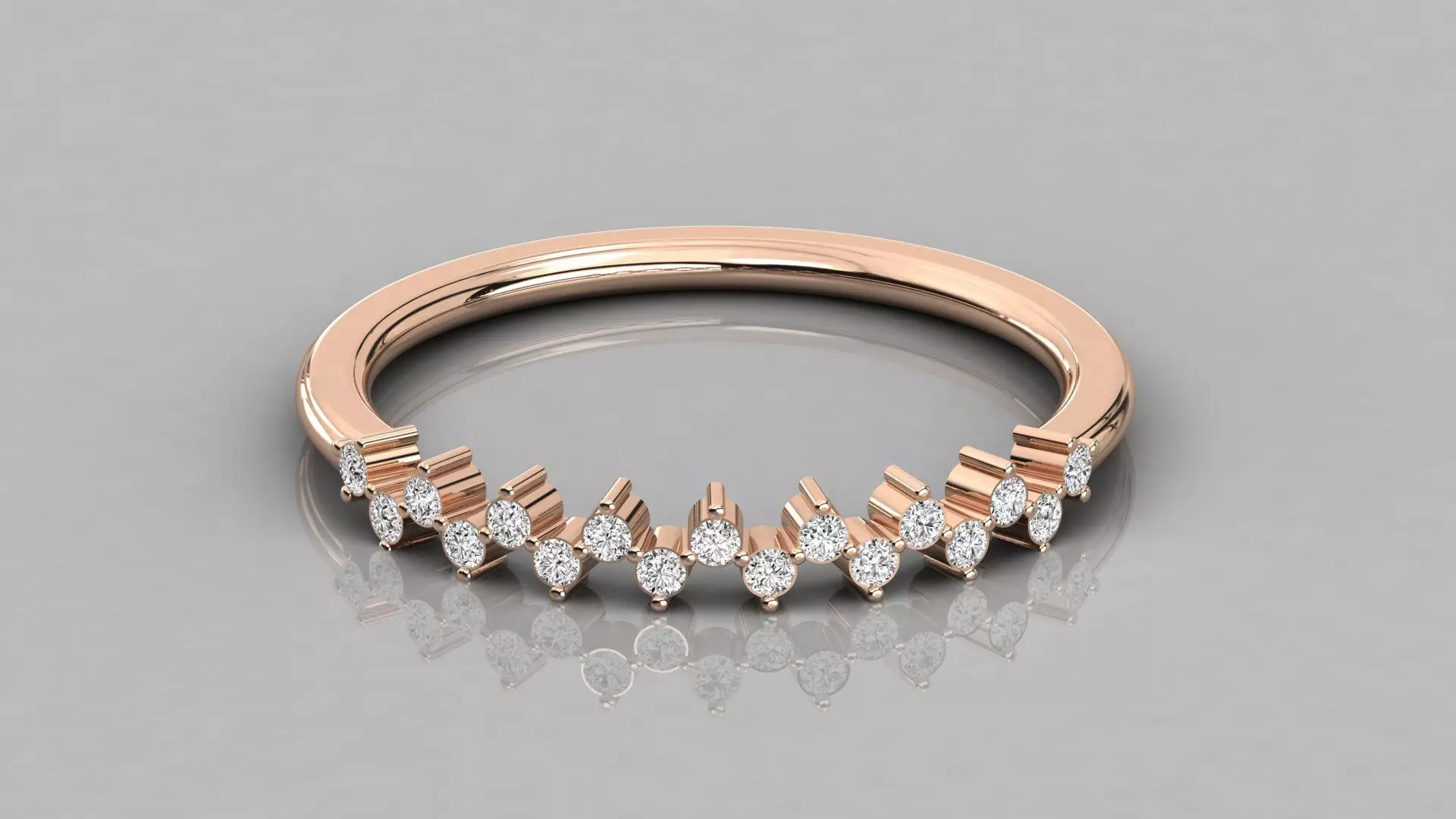 Women solitaire ring 3dm stl render detail 3D print model