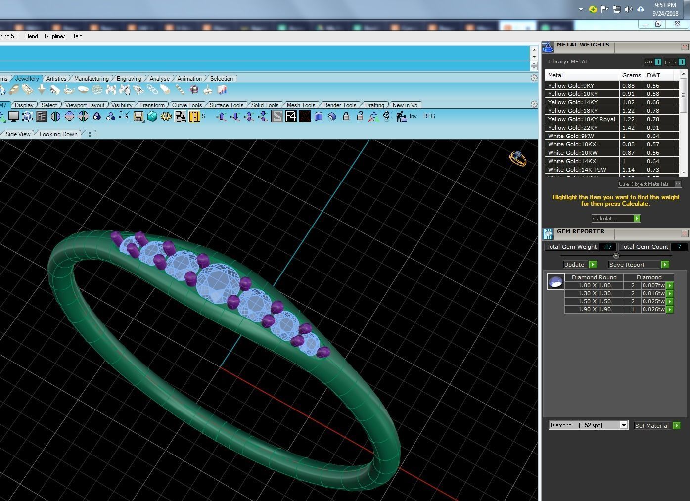 Women solitaire ring 3dm stl render detail  3D print model_9