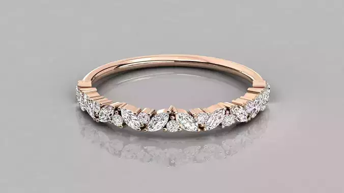 Women solitaire ring 3dm stl render detail 