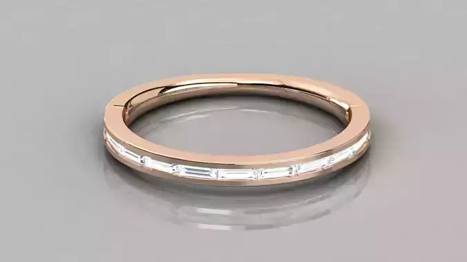 Women solitaire ring 3dm stl render detail  3D print model