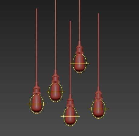 Edison Lamp Pendant 3D model_1