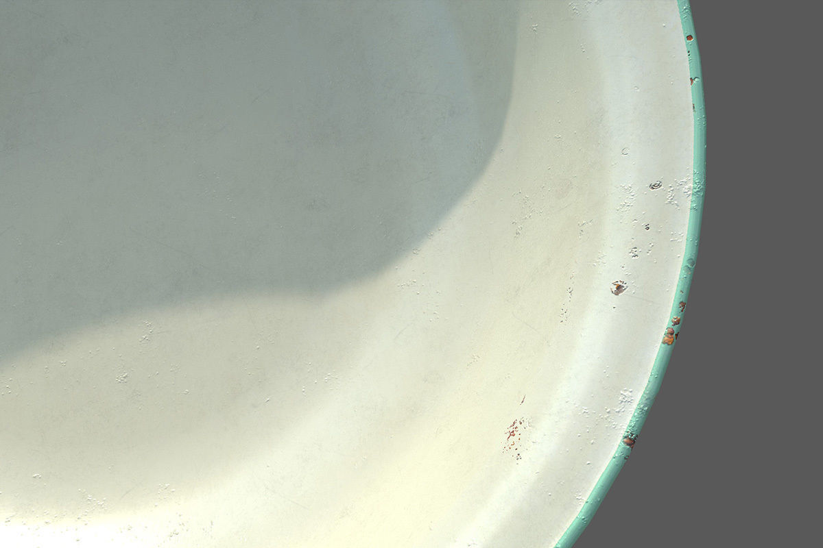 Rusty water bowl 3D model_7