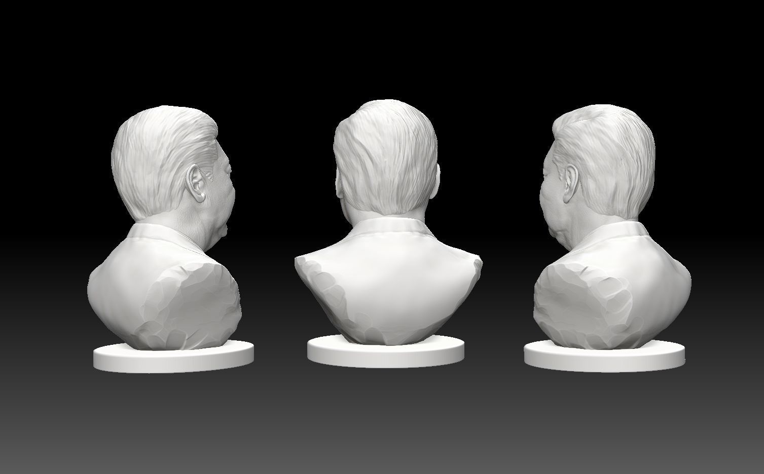 Xi Jinping 3D print model_6