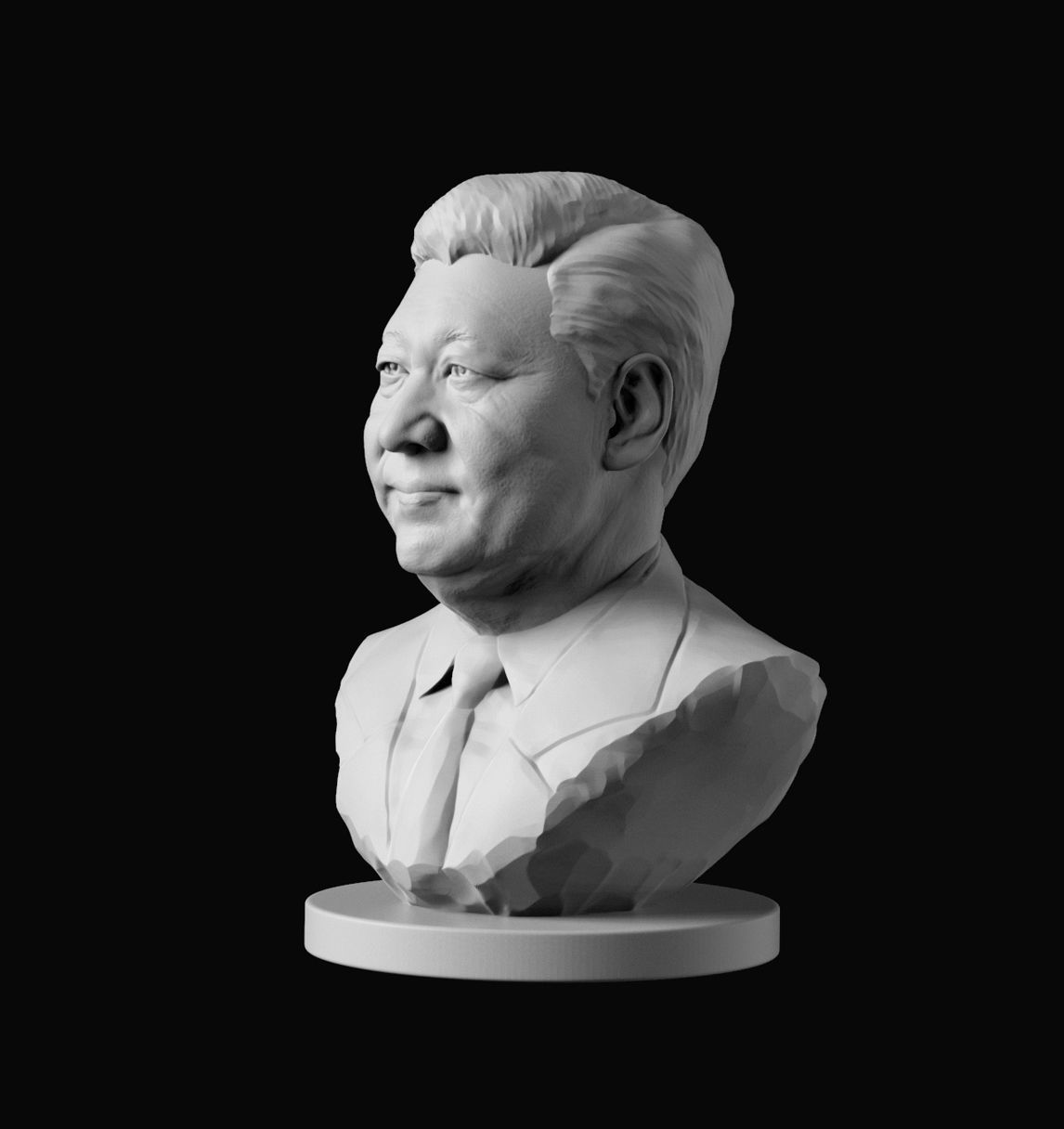 Xi Jinping 3D print model_3