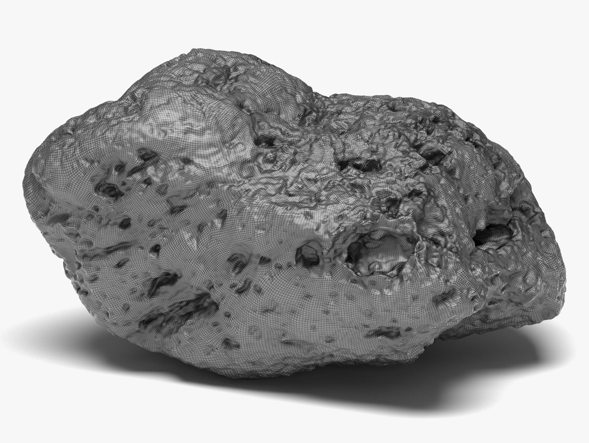 Rock 01 - 16K Scan 3D model_7