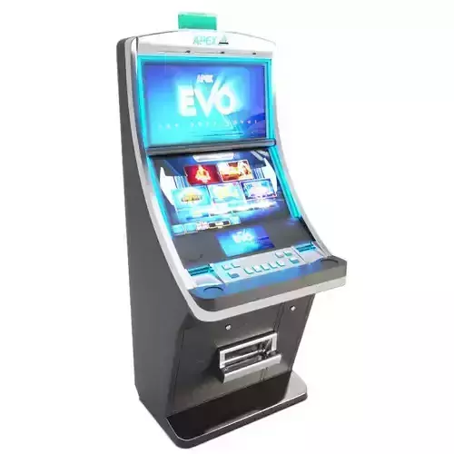 Slot Machine Blue  3D model