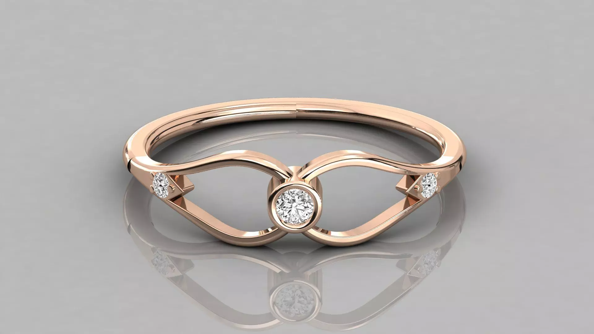 Women solitaire ring 3dm stl render detail 3D print model