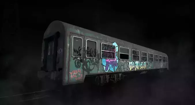 Train Wagon Vandalized