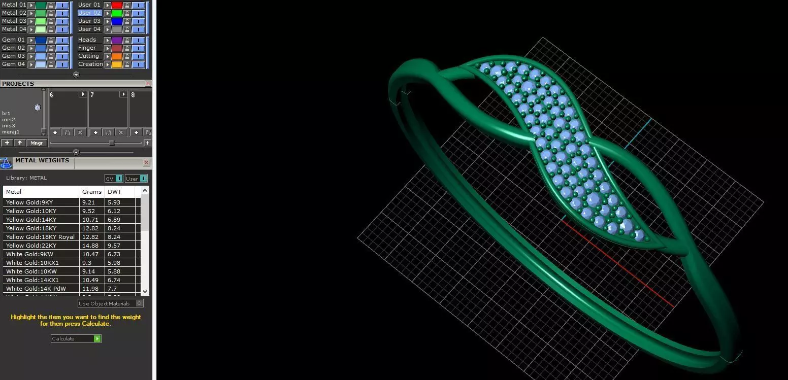 bracelet infinity ring on computer screen 3D print model_0