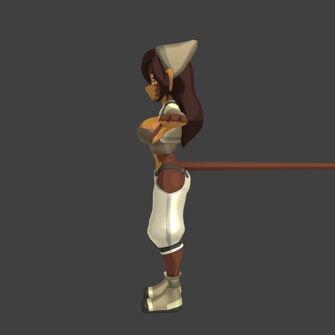 Acheron Thief Outfit Low-poly 3D model_20