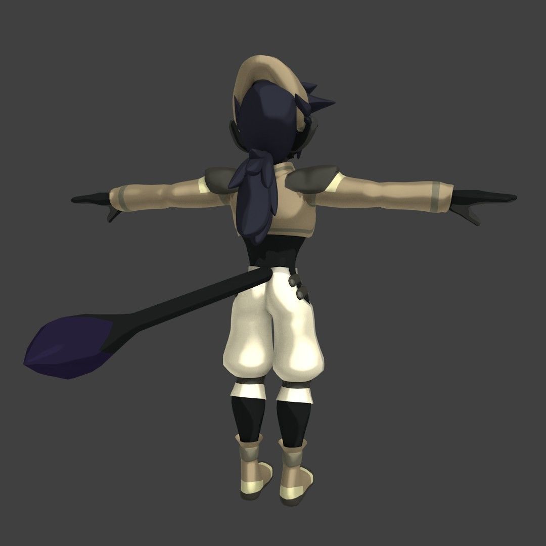 Acheron Thief Outfit Low-poly 3D model_31