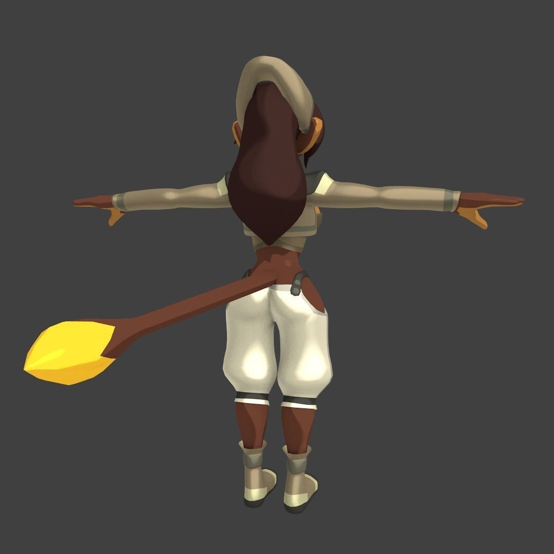 Acheron Thief Outfit Low-poly 3D model_15