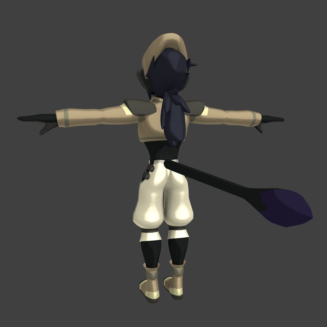Acheron Thief Outfit Low-poly 3D model_33
