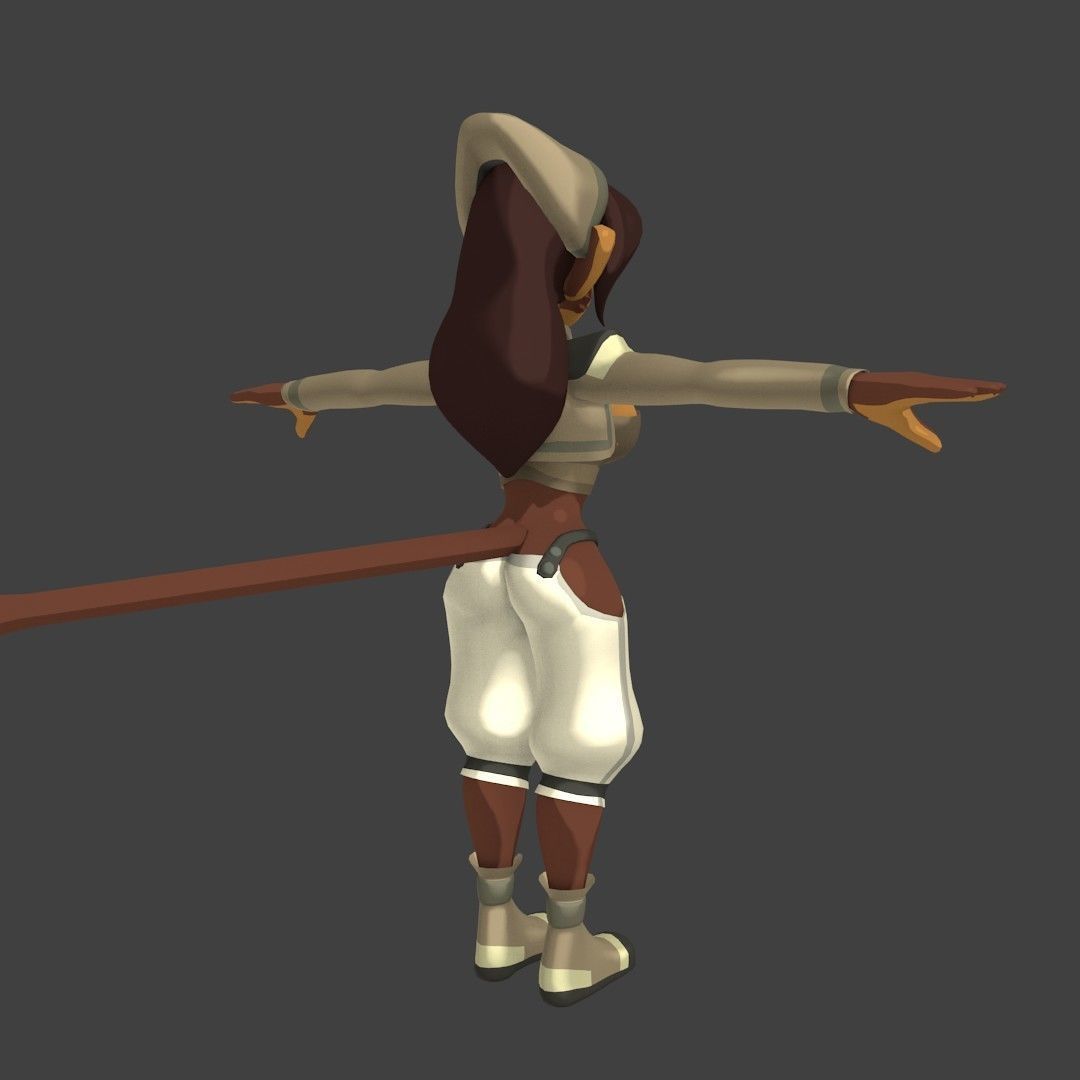 Acheron Thief Outfit Low-poly 3D model_14