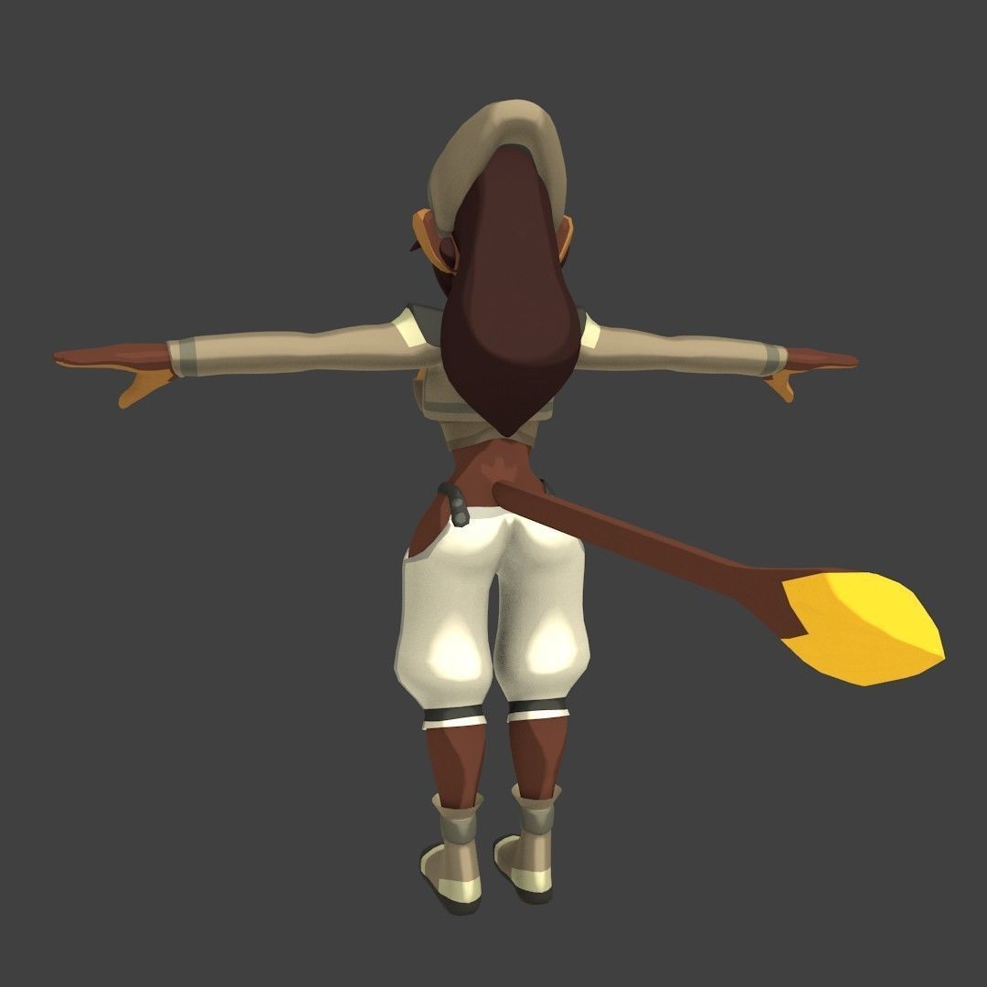 Acheron Thief Outfit Low-poly 3D model_17
