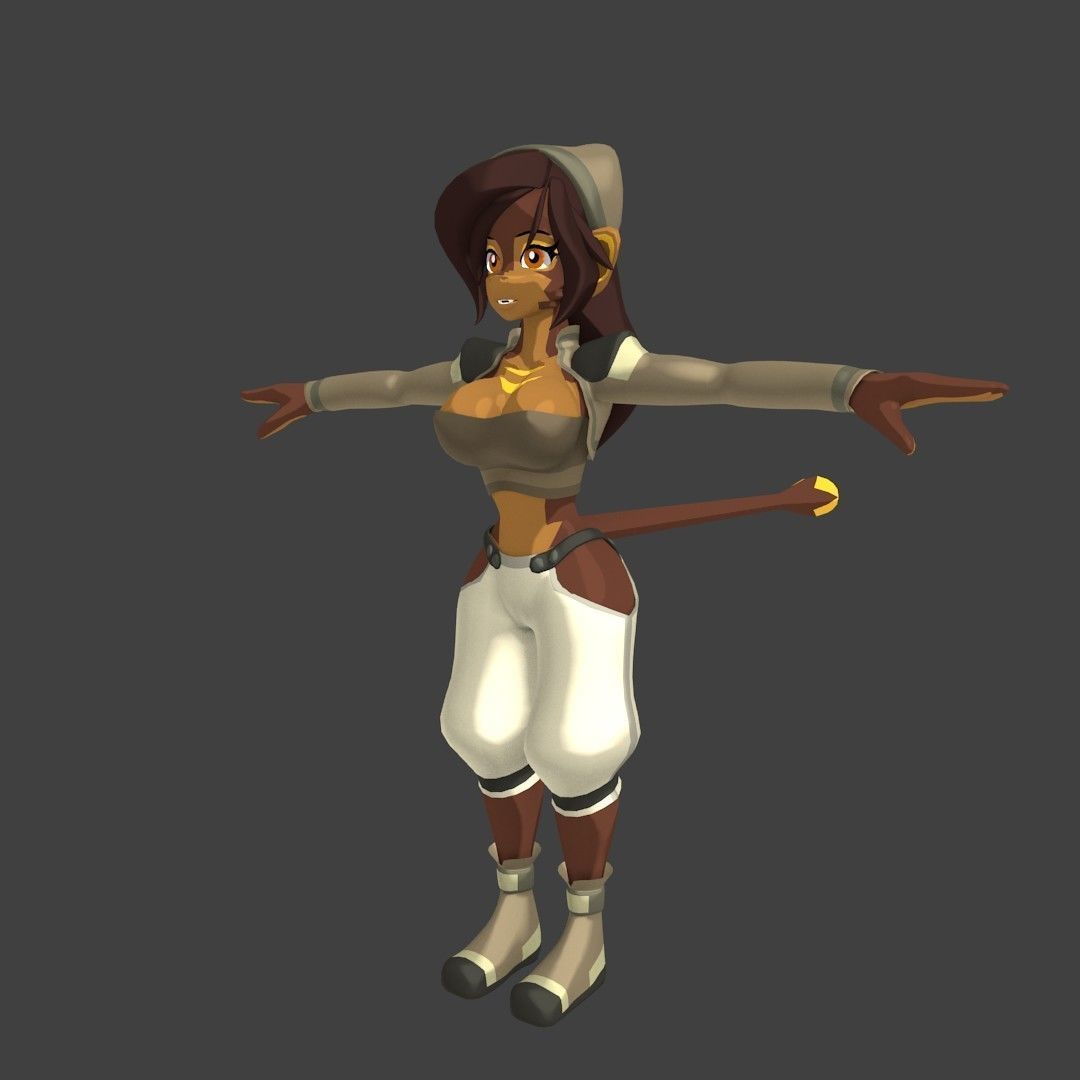 Acheron Thief Outfit Low-poly 3D model_22