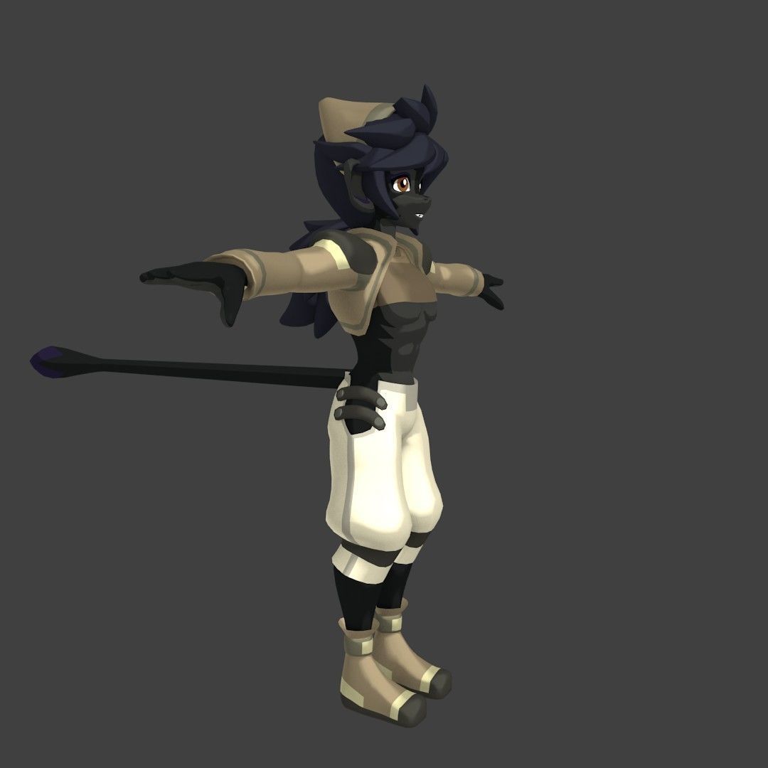 Acheron Thief Outfit Low-poly 3D model_27