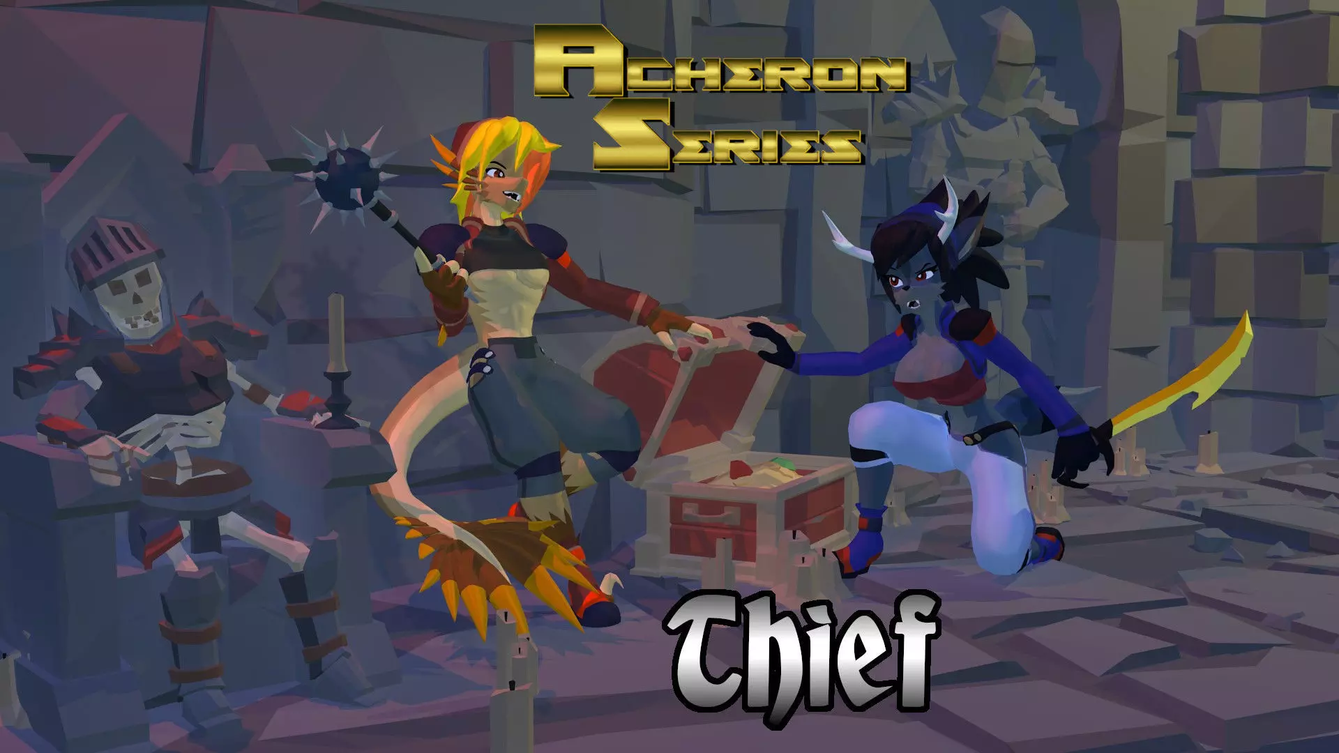 Acheron Thief Outfit Low-poly 3D model_0