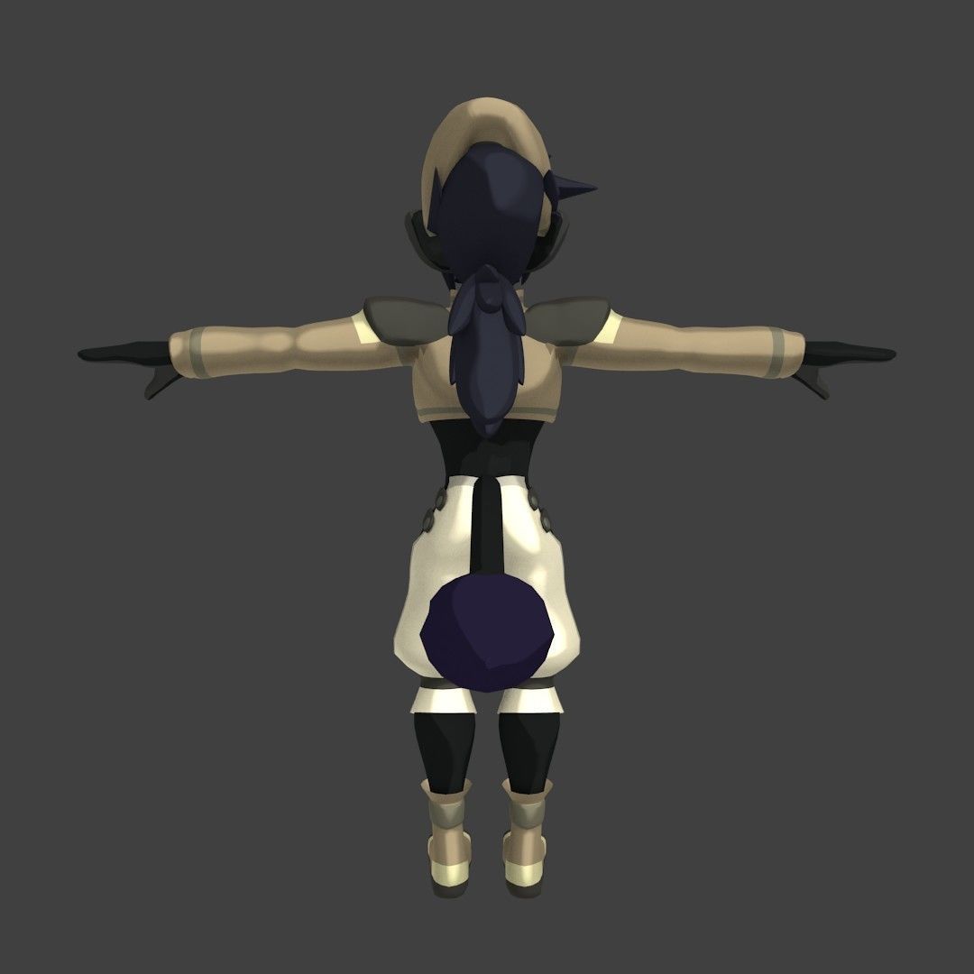 Acheron Thief Outfit Low-poly 3D model_32