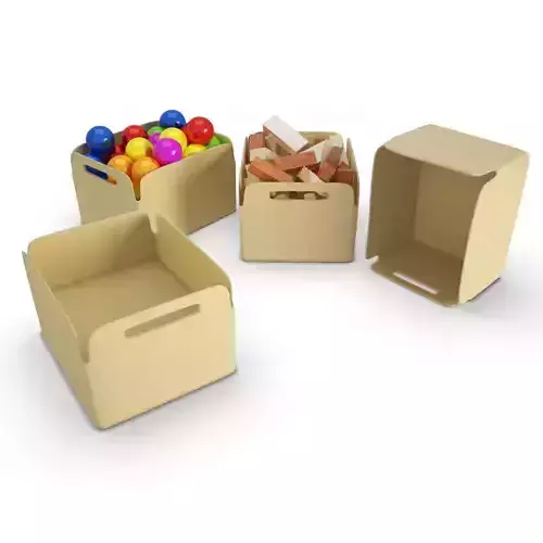 Baskets for Kids 3D model
