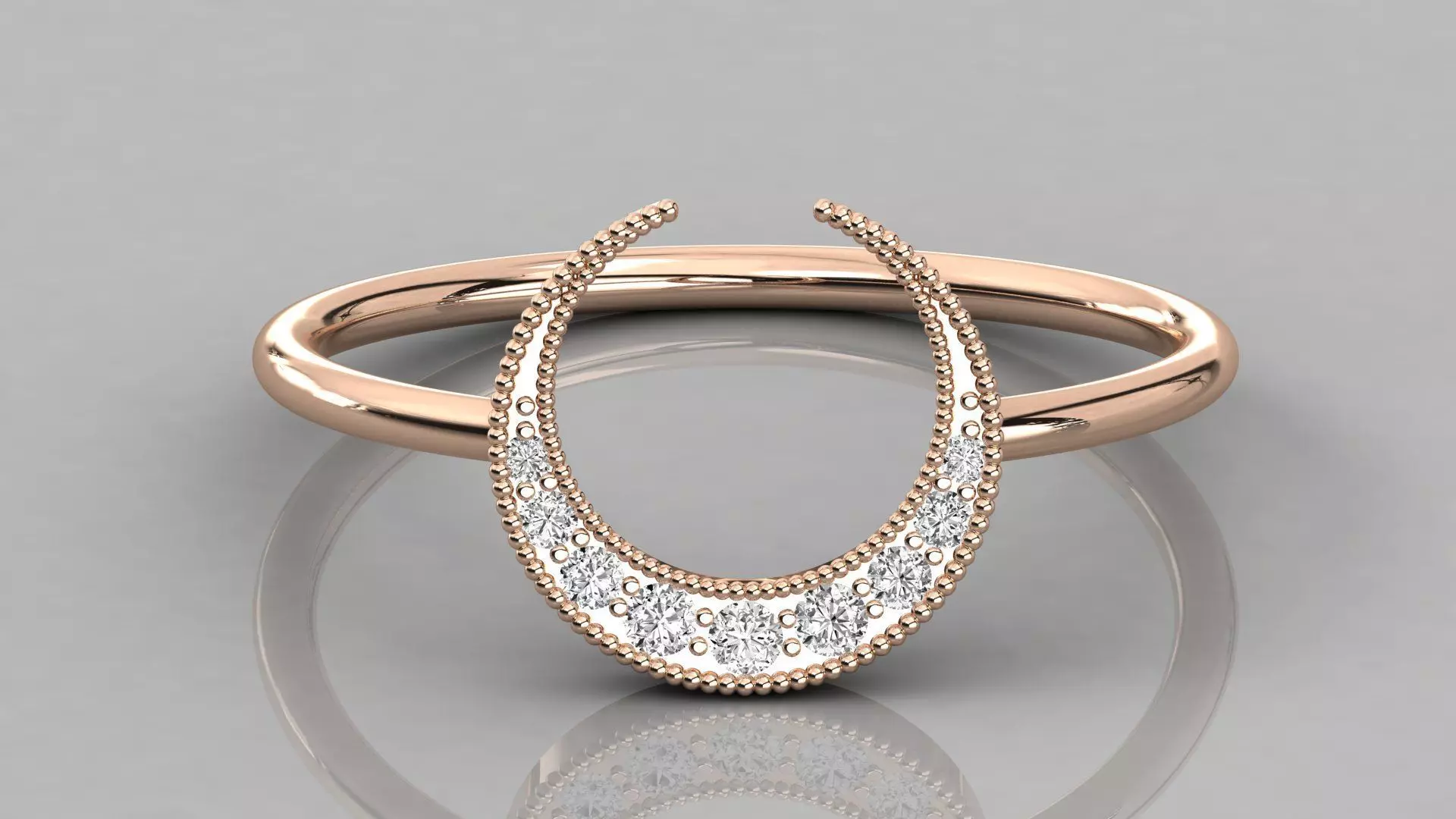 Women solitaire ring 3dm stl render detail  3D print model_0