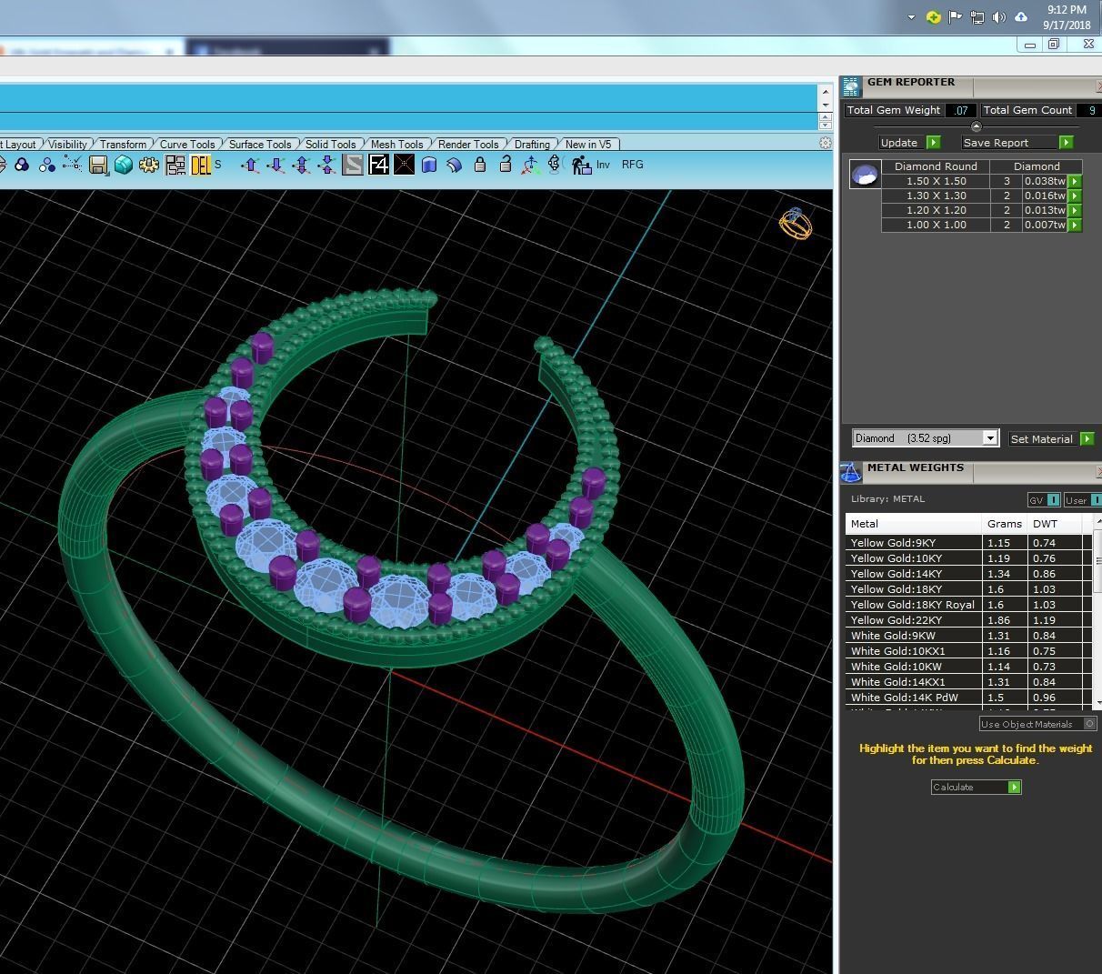 Women solitaire ring 3dm stl render detail  3D print model_9