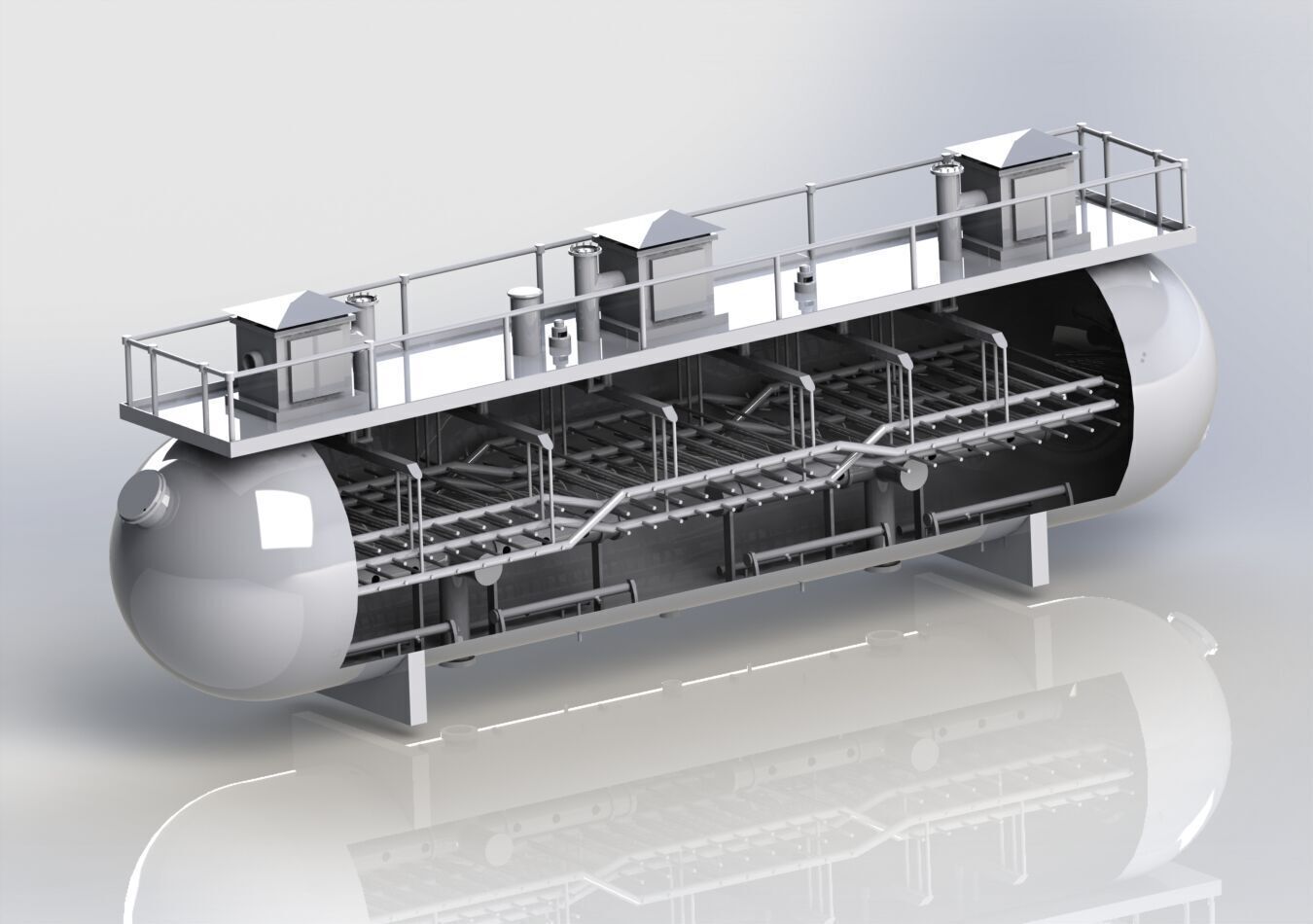 Oil And Gas Storage Tank API Based Design 3D model_1