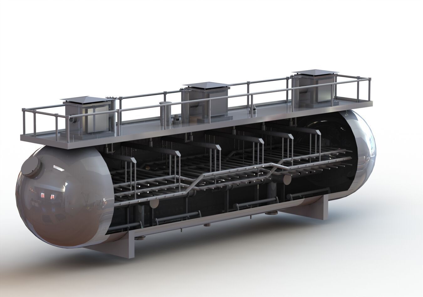 Oil And Gas Storage Tank API Based Design 3D model_2