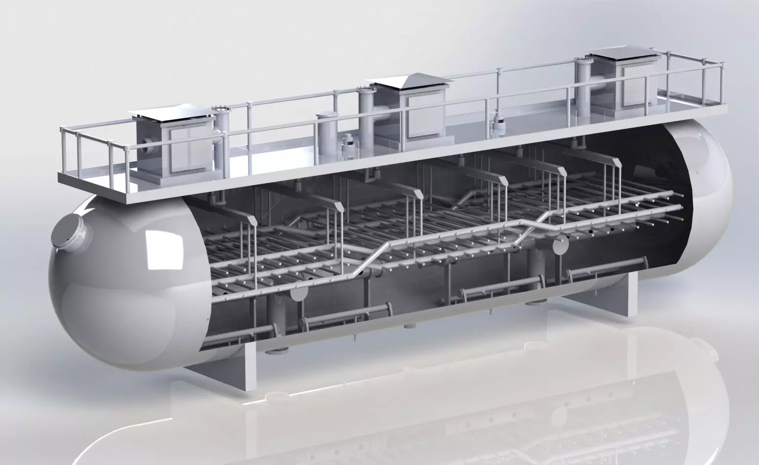 Oil And Gas Storage Tank API Based Design 3D model_0