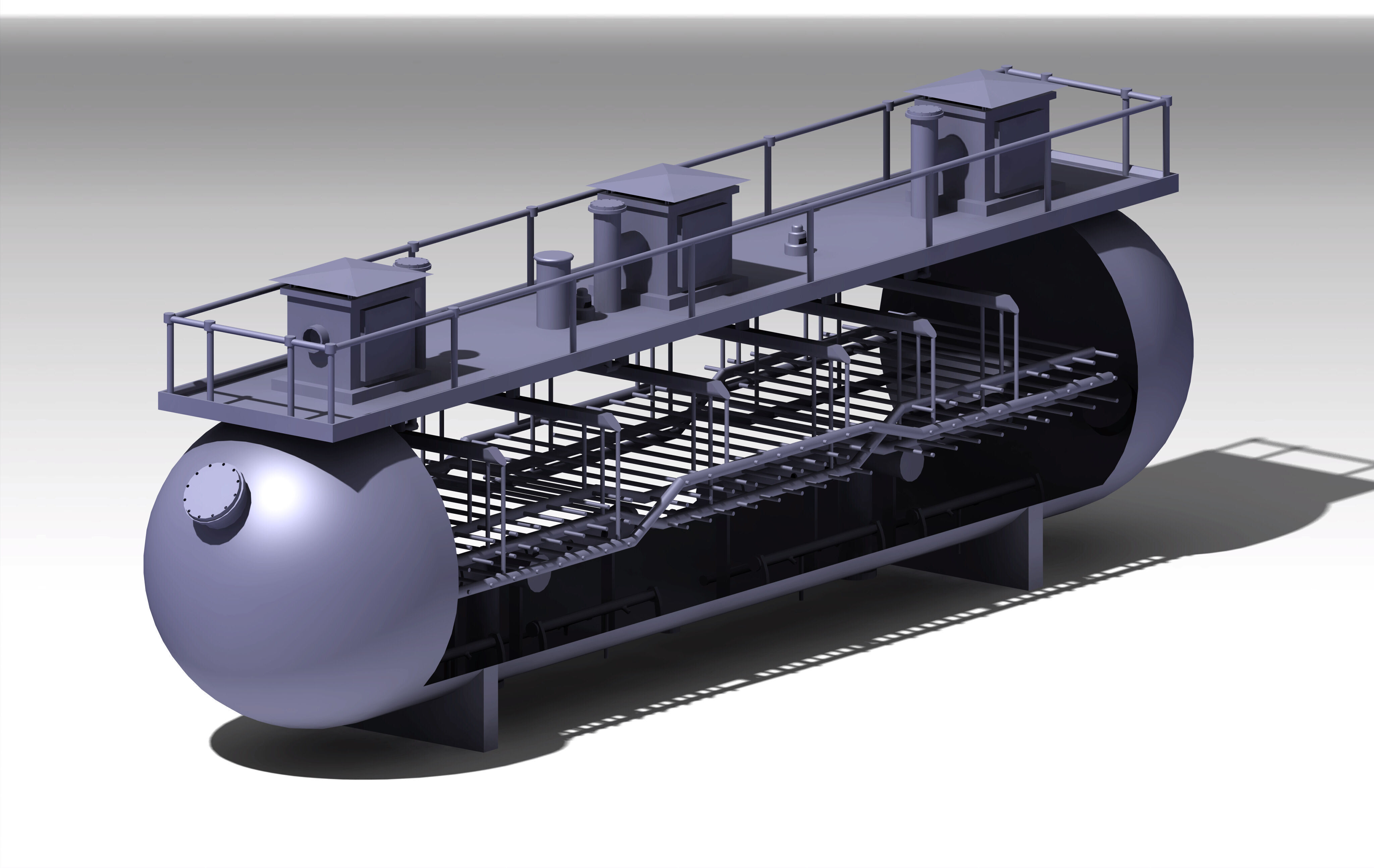 Oil And Gas Storage Tank API Based Design 3D model_4