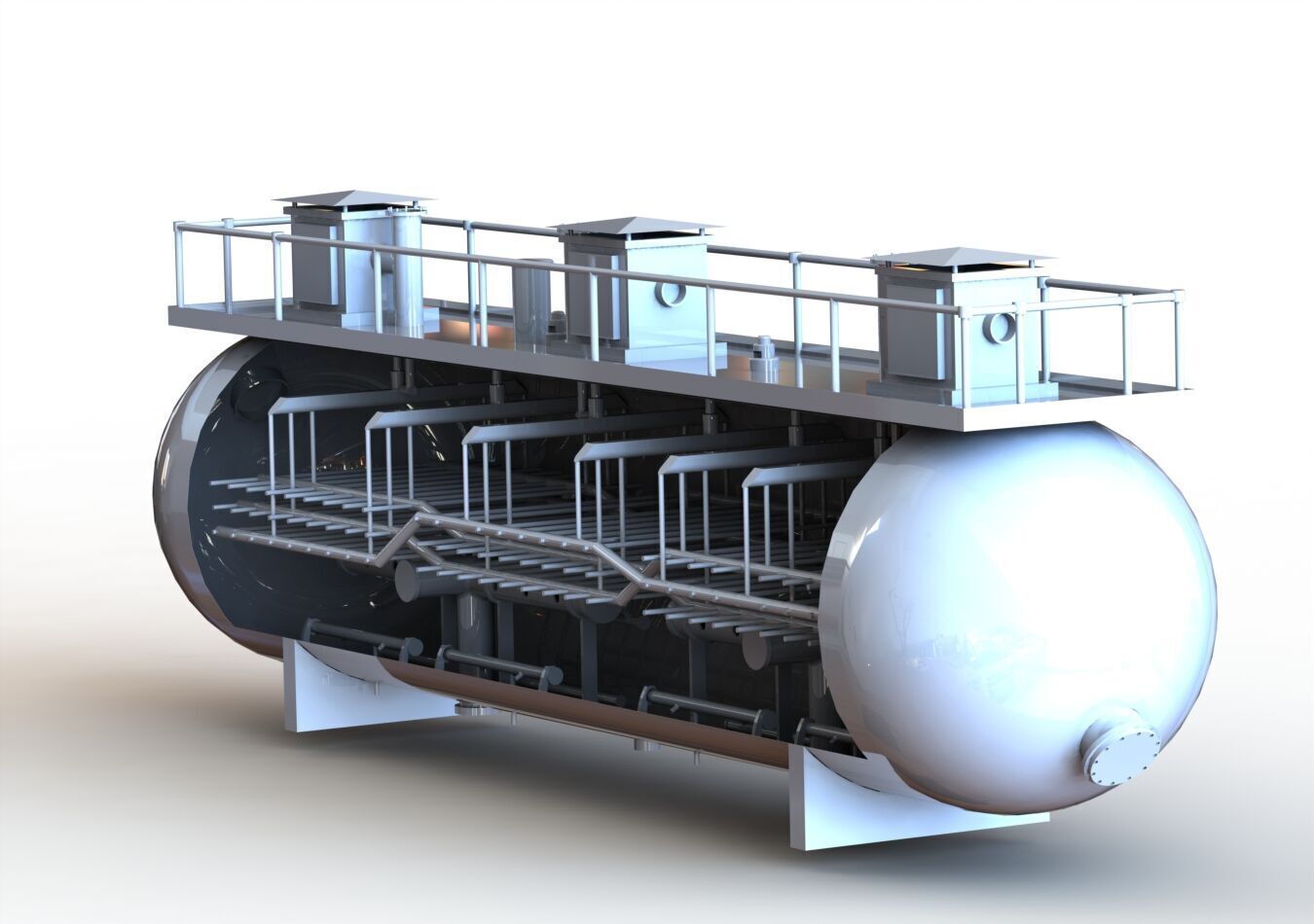 Oil And Gas Storage Tank API Based Design 3D model_3